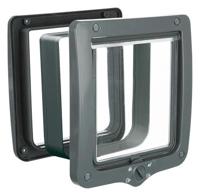 TRIXIE 4-WEG KATTENLUIK MET TUNNEL GRIJS 28X24 CM - thumbnail