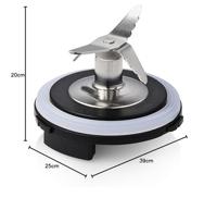 Tristar MX-4823 Foodprocessor 600 W Zilver, Zwart - thumbnail