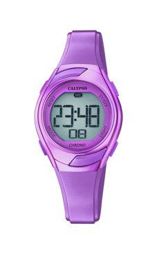Horlogeband Calypso K5738-7 Kunststof/Plastic Paars 7mm Horlogeband Calypso K5738-7 Kunststof/Plastic Paars 7mm