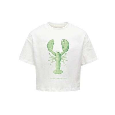 Kids ONLY zomer top S/S meisjes - print - wit - Kogkelly