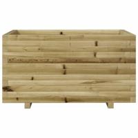 Plantenbak 90x60x49,5 cm gempregneerd grenenhout - thumbnail