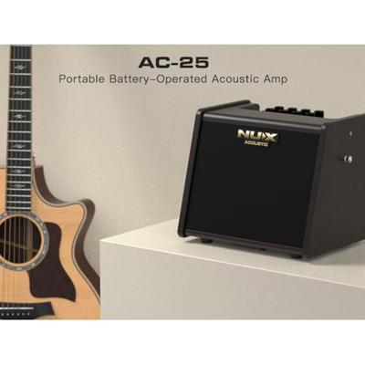 NUX AC-25 draagbare akoestische gitaarversterker met Bluetooth NUX AC-25 draagbare akoestische gitaarversterker met Bluetooth