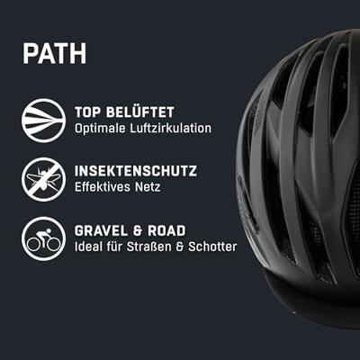 Olympic Sportswear Alpina path helm unisex matzwart maat 51-56 cm (s)