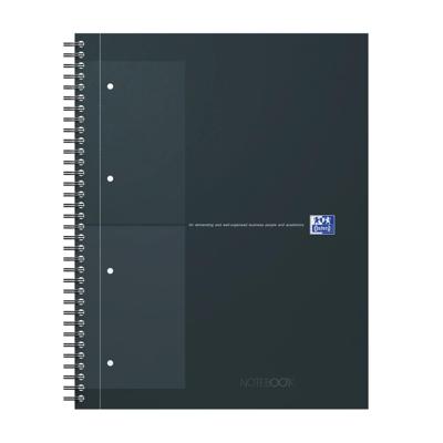 Spiraalblok Oxford International Notebook A4+ ruit 5X5mm zwart | 5 stuks Spiraalblok Oxford International Notebook A4+ ruit 5X5mm zwart | 5 stuks