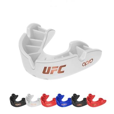 Opro 791005 UFC Bronze Enhanced Fit Mouthguard - White - JR Opro 791005 UFC Bronze Enhanced Fit Mouthguard - White - JR