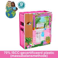 Mattel Barbie vakantiehuis met modepop speelset - thumbnail