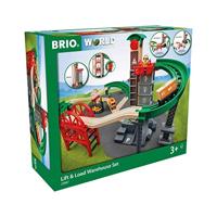 Brio World Grand Circuit Multimodaal Platform - Doos 32 stuks - Houten treincircuit - Ravensburger - Vanaf 3 jaar - 33887 - thumbnail
