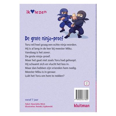 Uitgeverij Kluitman De grote ninja proef - avi-e4