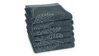 DDDDD DDDDD keukendoek leaves 50x55 atlantic blue per stuk - thumbnail