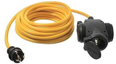 AS Schwabe 61459 Stroom Verlengkabel 16 A Geel 25 m AT-N07V3V3-F 3G 2,5 mm² AS Schwabe 61459 Stroom Verlengkabel 16 A Geel 25 m AT-N07V3V3-F 3G 2,5 mm²