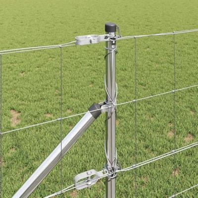 Weidehekwerk Zilver 100 x 0.8 m Gegalvaniseerd staal