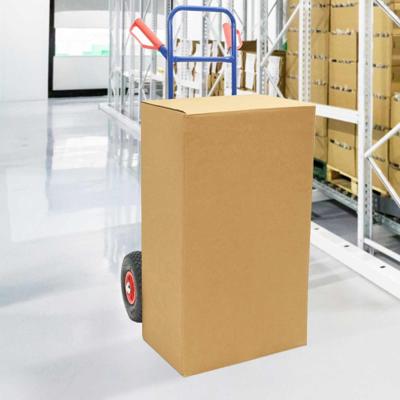 Handtrolley Blauw en Rood 49,5 x 53 x 114 cm Staal