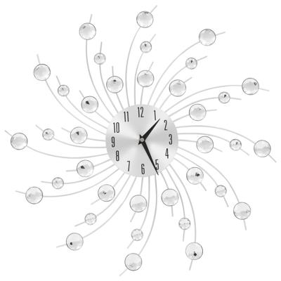 VidaXL Wandklok met quartz-mechanisme 50 cm modern ontwerp