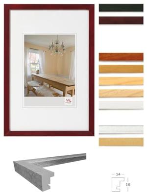 Walther Peppers houten fotolijst 13x18cm notenboom