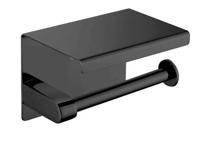 Best Design Toiletrolhouder Moya Telefoonhouder 13.5x10 cm Gunmetal