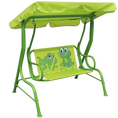 VidaXL Kinderschommelstoel groen VidaXL Kinderschommelstoel groen