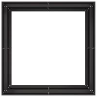 VidaXL Plantenbak 100x100x80 cm staal zwart - thumbnail
