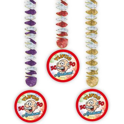 Hangdecoratie Abraham Rainbow 3 stuks Hangdecoratie Abraham Rainbow 3 stuks