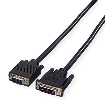 VALUE Monitorkabel DVI(18+5) / VGA M/M, 3 m
