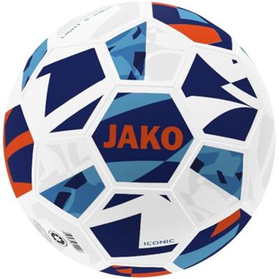JAKO 2373 Lightbal Iconic - Wit/Navy/Fluo Oranje, 290G - 4