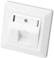 Digitus DN-93811 Keystone houder Enkelvoudig Wit - thumbnail