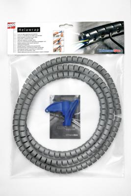 HellermannTyton HWPP-25MM-PP-SR-K1 Kabelslang 27 mm (max) Zilver 2 m