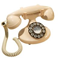 GPO GPOPRLPBCR Pearl Classic Desk Telephone Push Button Cream - thumbnail