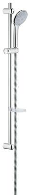 GROHE Euphoria 110 Duo Glijstangset - 90cm - ronde handdouche - 2 straalsoorten - gladde doucheslang - met zeepschaal - chroom 27225001
