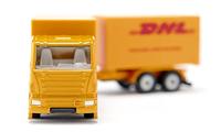 Siku dhl vrachtauto + aanhangwagen 1694 - thumbnail
