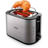 Philips HD2650/90 Viva Collection Broodrooster 950W Zwart/RVS - thumbnail