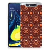 Samsung Galaxy A80 | TPU bumper | Batik Brown - thumbnail