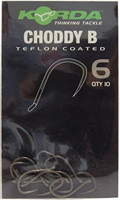Korda Choddy hook Size 6, 10 st