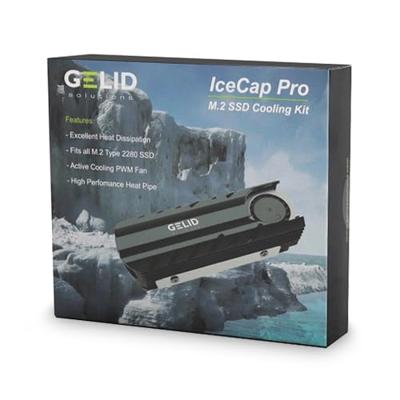 Gelid ICECAP PRO M.2 SSD Cooling Kit HS-M2-SSD-22 M.2 SSD-koeler