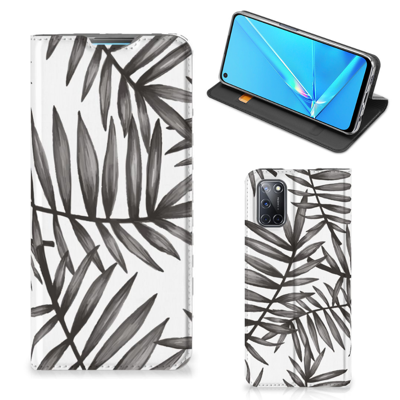 OPPO A52 | A72 Smart Cover Leaves Grey OPPO A52 | A72 Smart Cover Leaves Grey