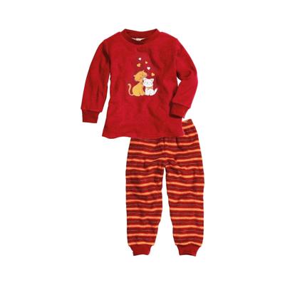 Playshoes pyjama Terry Katten-128