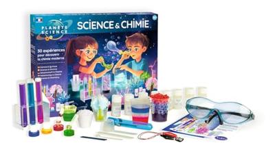 SENTOSPHERE Wetenschapskit - Wetenschap en scheikunde - 30 experimenten - 12 grondstoffen - Vanaf 8 jaar
