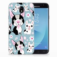 Samsung Galaxy J7 2017 | J7 Pro TPU Hoesje Hondjes - thumbnail