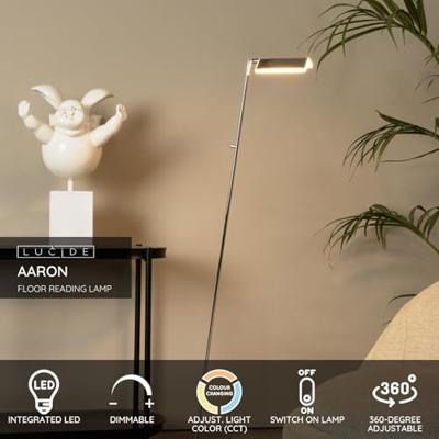 Lucide AARON - Leeslamp - LED Dimb. - CCT - 1x12W 2700K/4000K - Mat Goud / Messing Lucide AARON - Leeslamp - LED Dimb. - CCT - 1x12W 2700K/4000K - Mat Goud / Messing