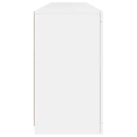 Dressoir met LED-verlichting 164x37x67 cm wit - thumbnail