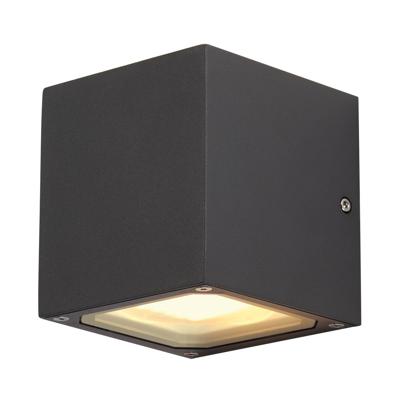 SLV MuurlampSitra Cube Up - Down GX53 antraciet - 232535