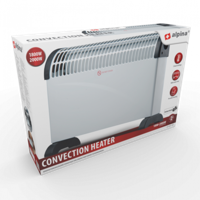 Alpina Convectorkachel 2000W Wit/Zwart - thumbnail