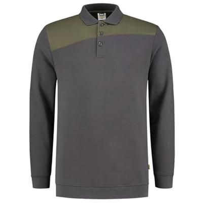 Tricorp polosweater - Bicolor Naden - 302004 - zwart/oranje - maat M