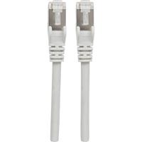 Intellinet 317191 RJ45 Netwerkkabel, patchkabel CAT 6A S/FTP 3.00 m Grijs Folie afscherming, Afscherming gevlochten, Halogeenvrij 1 stuk(s) - thumbnail