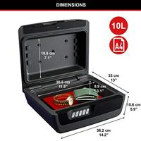 Master Lock P56069 CHW30300EURHRO Brandkluis Cijferslot - thumbnail