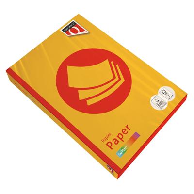Kopieerpapier Quantore Colour A4 80gr diepgeel 500 vel Kopieerpapier Quantore Colour A4 80gr diepgeel 500 vel
