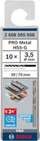 Bosch Accessoires Metaalboren HSS-G, Standard 3,5 x 39 x 70 mm 10st - 2608595058 - thumbnail