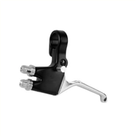 Remgreep links Mirage dubbele kabel - zwart/zilver (bulkverpakking) - thumbnail