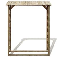 Haardhoutopslag 150x44x176 cm geïmpregneerd grenenhout - thumbnail