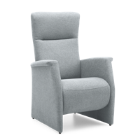 Relaxstoel Toscana Lichtblauw Stof - thumbnail