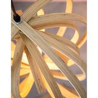 Lyora Moderne hanglampAsco hout Ø 43cm - 9138062 - thumbnail